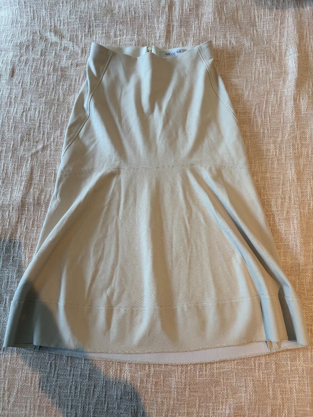 Cream Slim Skirt